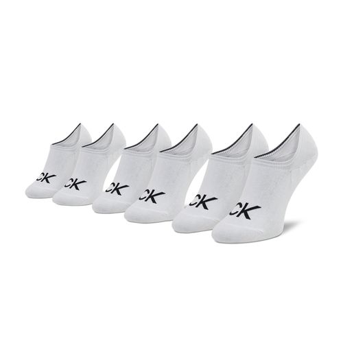 Lot de 3 paires de socquettes Calvin Klein 701218723 White 002 - Chaussures.fr - Modalova