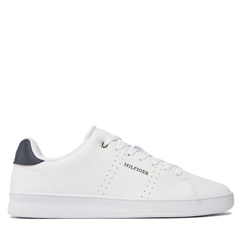 Sneakers Tommy Hilfiger Court Cup Lth Perf Detail FM0FM05038 Blanc - Chaussures.fr - Modalova
