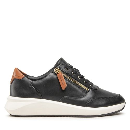 Sneakers Clarks Un Rio Zip 261680184 Black Leather - Chaussures.fr - Modalova