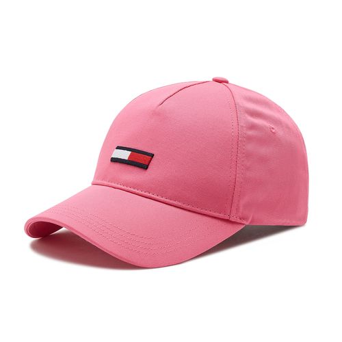 Casquette Tommy Jeans Flag AW0AW11853 Rose - Chaussures.fr - Modalova