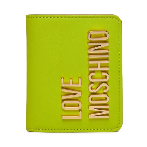 Portefeuille petit format LOVE MOSCHINO JC5612PP1IKD0404 Lime - Chaussures.fr - Modalova