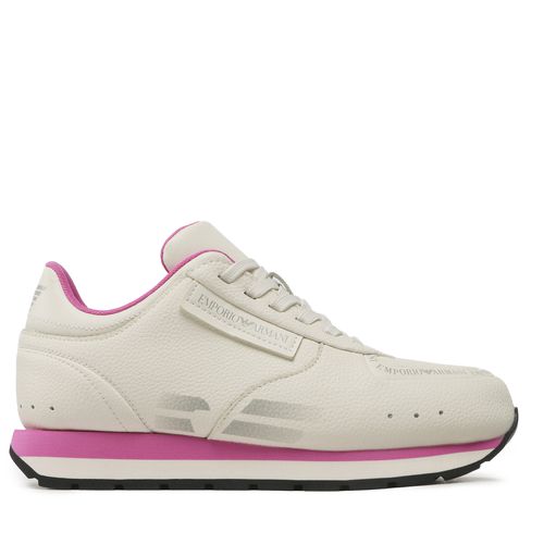 Sneakers Emporio Armani X3X181 XN826 N862 White/Pink - Chaussures.fr - Modalova