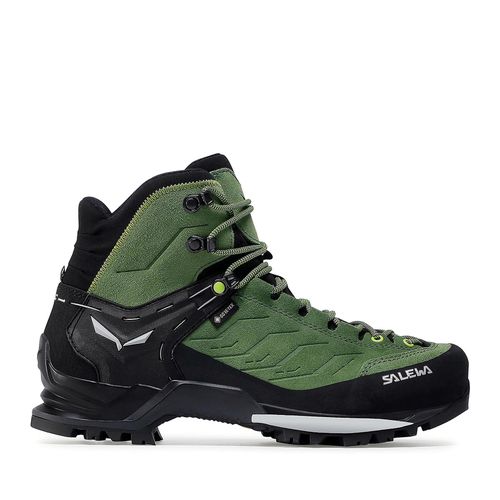 Chaussures de trekking Salewa Mtn Trainer Mid Gtx GORE-TEX 63458-5949 Myrtle/Fluo Green - Chaussures.fr - Modalova