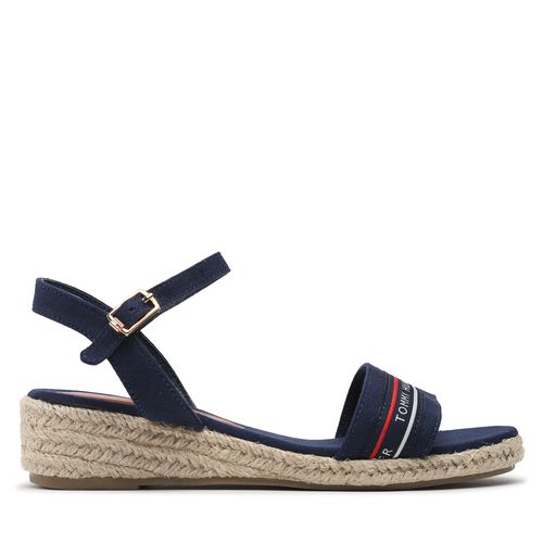 Espadrilles Tommy Hilfiger Rope Wedge Sandal T3A7-32777-0048 S Blue 800 - Chaussures.fr - Modalova