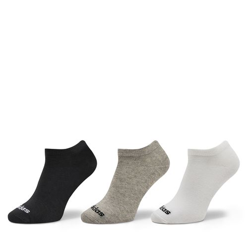 Socquettes unisex adidas Thin Linear Low-Cut Socks 3 Pairs IC1300 Gris - Chaussures.fr - Modalova