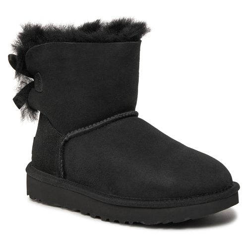 Bottes de neige Ugg W Mini Bailey Bow II 1016501 W/Blk - Chaussures.fr - Modalova