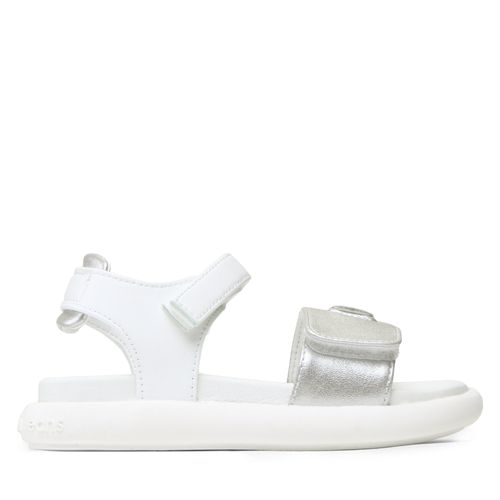 Sandales Calvin Klein Jeans Velcro Sandal V3A2-80496-1598 S Silver/White X059 - Chaussures.fr - Modalova