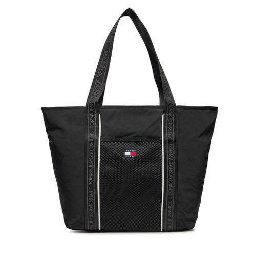 Sac à main Tommy Jeans Tjw Heritage Tote AW0AW15824 Black BDS - Chaussures.fr - Modalova