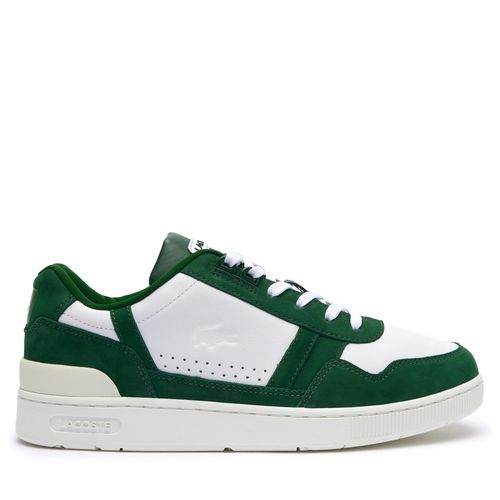 Sneakers Lacoste T-Clip Contrasted 747SMA0070 Wht/Dk Grn 1R5 - Chaussures.fr - Modalova
