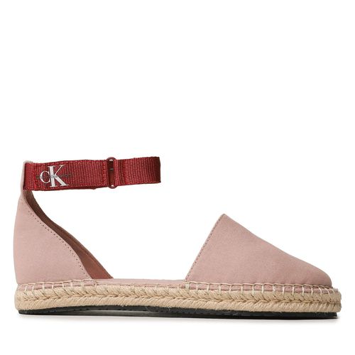 Espadrilles Calvin Klein Jeans Ankle Espadrille YW0YW01027 Cafe Creme 0J1 - Chaussures.fr - Modalova