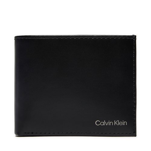 Portefeuille grand format Calvin Klein Ck Smooth Bifold 5Cc W/Coin K50K512076 Noir - Chaussures.fr - Modalova