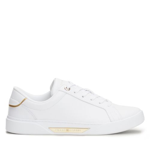 Sneakers Tommy Hilfiger Chic Hw Court Sneaker FW0FW07813 Blanc - Chaussures.fr - Modalova