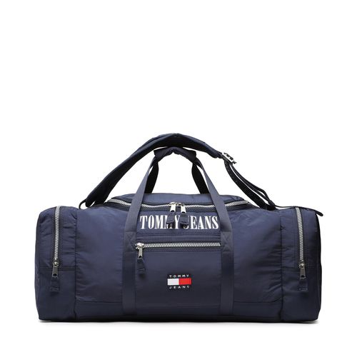 Sac Tommy Jeans Tjm Heritage Duffle Backpack AM0AM10718 Bleu marine - Chaussures.fr - Modalova