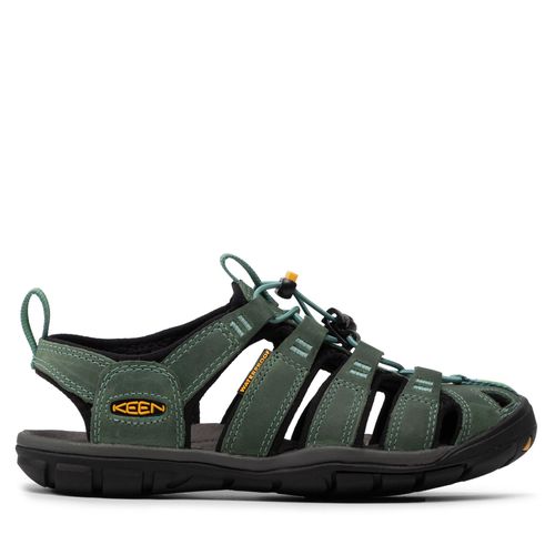 Sandales Keen Clearwather Cnx Leather 1014371 Mineral Blue/Yellow - Chaussures.fr - Modalova