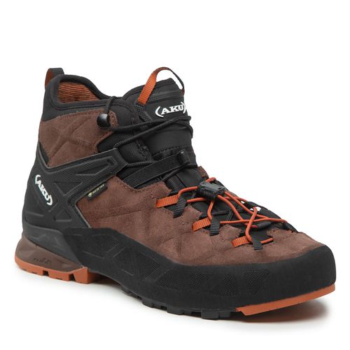 Chaussures de trekking Aku Rock Dfs Mid Gtx GORE-TEX 718 Brown/Rust - Chaussures.fr - Modalova
