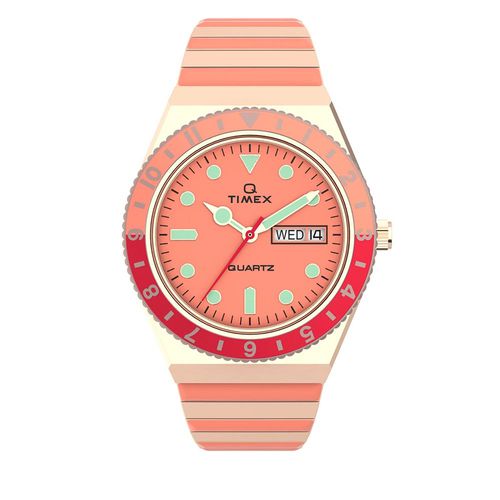 Montre Timex Q Timex Malibu TW2V38600 Pink - Chaussures.fr - Modalova