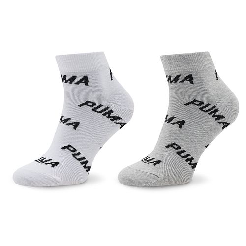 Lot de 2 paires de chaussettes hautes unisexe Puma 907948 02 White/Grey/Black - Chaussures.fr - Modalova