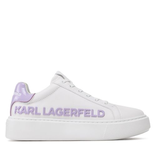 Sneakers KARL LAGERFELD KL62210 White Lthr w/Lilac - Chaussures.fr - Modalova