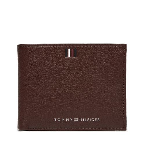 Portefeuille grand format Tommy Hilfiger Th Central Mini Cc Wallet AM0AM11854 Dark Chestnut GT8 - Chaussures.fr - Modalova