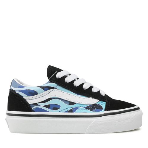 Tennis Vans Old Skool VN0A7Q5FABW1 (Camo Flame) Blue/Ice Cam - Chaussures.fr - Modalova