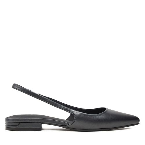 Sandales Calvin Klein Flat Slingback Pump Pearl HW0HW02120 Noir - Chaussures.fr - Modalova