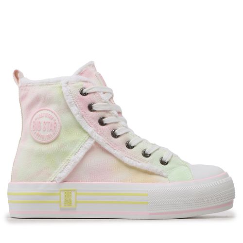 Sneakers Big Star Shoes LL274177 White/Pink/Yellow - Chaussures.fr - Modalova