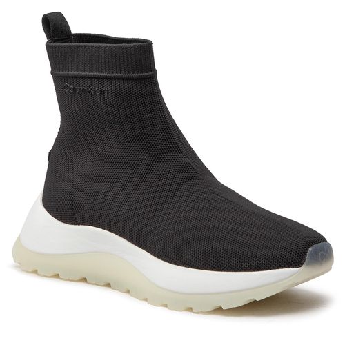 Sneakers Calvin Klein 2 Piece Sole Sock Boot-Knit HW0HW01338 Noir - Chaussures.fr - Modalova