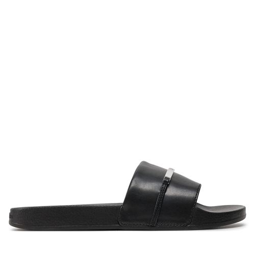 Mules / sandales de bain Calvin Klein Pool Slide Metal Bar HW0HW01980 Noir - Chaussures.fr - Modalova