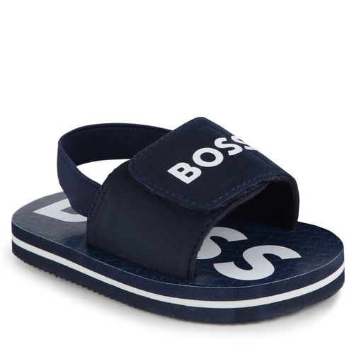 Sandales Boss J50889 S Bleu marine - Chaussures.fr - Modalova