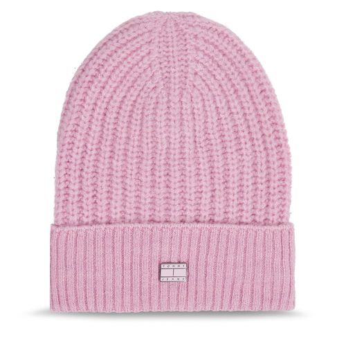 Bonnet Tommy Jeans Tjw Cosy Knit Beanie AW0AW15462 French Orchid TOB - Chaussures.fr - Modalova