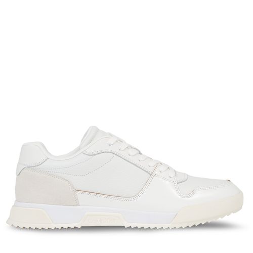 Sneakers Calvin Klein Low Top Lace Up Lth HM0HM01173 White Mix 0K5 - Chaussures.fr - Modalova