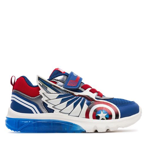 Sneakers Geox J Ciberdron Boy J45LBB 01454 C0200 D Blue/Red - Chaussures.fr - Modalova