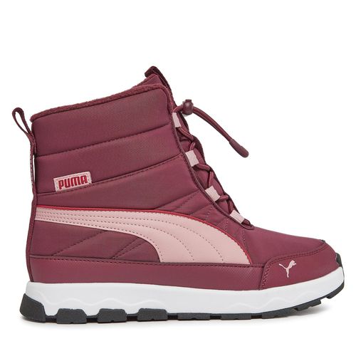 Bottes de neige Puma Evolve Boot Jr 392644 04 Dark Jasper-Future Pink-Astro Red - Chaussures.fr - Modalova