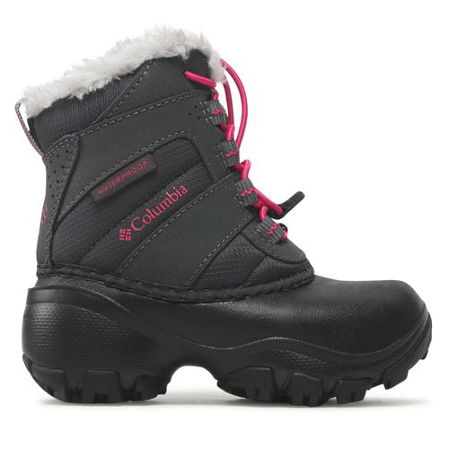 Bottes de neige Columbia Childrens Rope Tow III Waterproof BC1323 Dark Grey/Haute Pink 089 - Chaussures.fr - Modalova