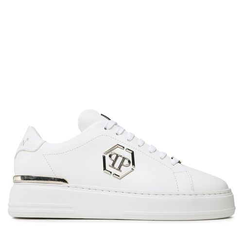 Sneakers PHILIPP PLEIN Leather Lo-Top Sneaker FABS USC0379 PLE075N White 01 - Chaussures.fr - Modalova