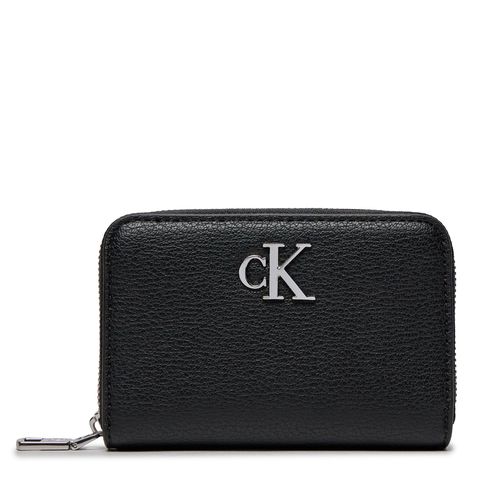 Portefeuille petit format Calvin Klein Minimal Monogram Med Za K60K611500 Noir - Chaussures.fr - Modalova