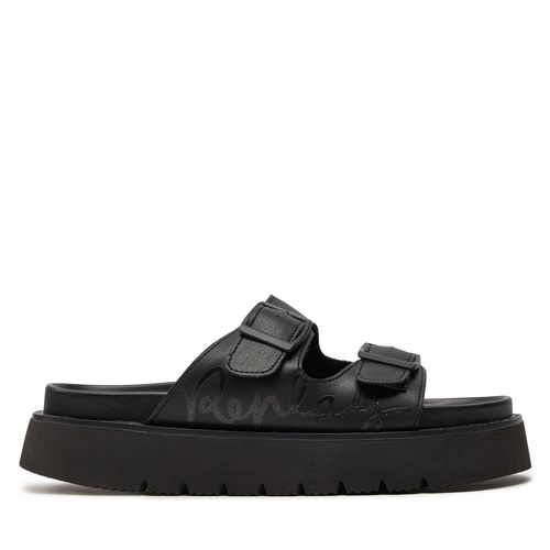 Mules / sandales de bain Replay GWF81 .000.C0035S Black/Black 562 - Chaussures.fr - Modalova