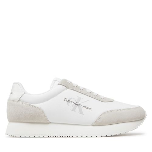 Sneakers Calvin Klein Jeans Retro Runner Low Laceup Su-Ny Ml YM0YM00746 Blanc - Chaussures.fr - Modalova