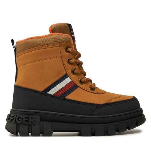 Bottes de randonnée Tommy Hilfiger Stripes Fur Boot T3X5-33713-1487 M Marron - Chaussures.fr - Modalova