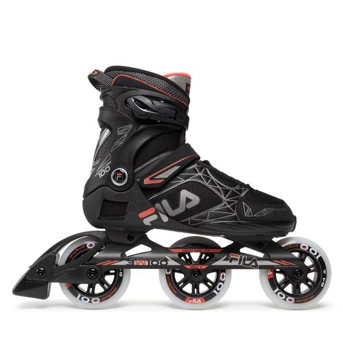 Rollers Fila Skates Legacy Pro 100 010621060 Black/Red - Chaussures.fr - Modalova