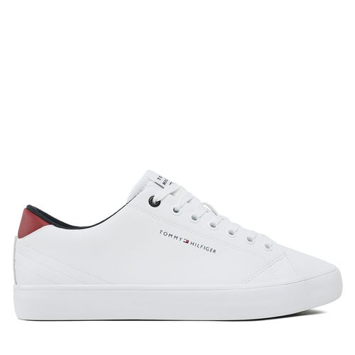 Sneakers Tommy Hilfiger Hi Vulc Core Low Lth FM0FM04687 Blanc - Chaussures.fr - Modalova