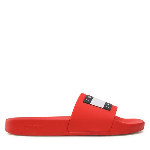 Mules / sandales de bain Tommy Jeans Ess EM0EM01191 Rouge - Chaussures.fr - Modalova