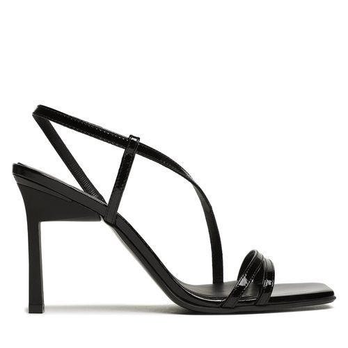 Sandales Calvin Klein Geo Stiletto Asy Sandal 90Hh HW0HW01609 Noir - Chaussures.fr - Modalova