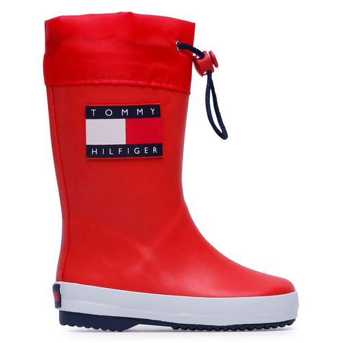 Bottes de pluie Tommy Hilfiger Rain Boot T3X6-30766-0047 M Red 300 - Chaussures.fr - Modalova