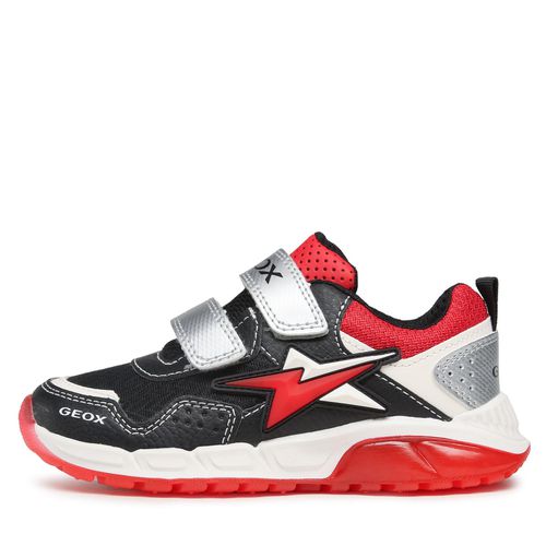 Sneakers Geox J Spaziale B.B J35CQB 014BU C0048 S Black/Red - Chaussures.fr - Modalova