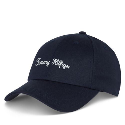Casquette Tommy Hilfiger Tommy Twist Cap AW0AW15324 Space Blue DW6 - Chaussures.fr - Modalova