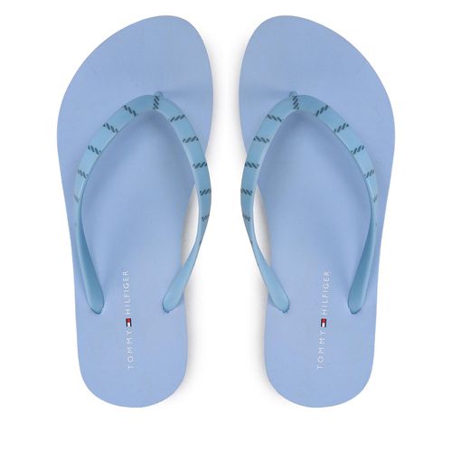 Tongs Tommy Hilfiger Essential Beach Sandal FW0FW07141 Bleu - Chaussures.fr - Modalova
