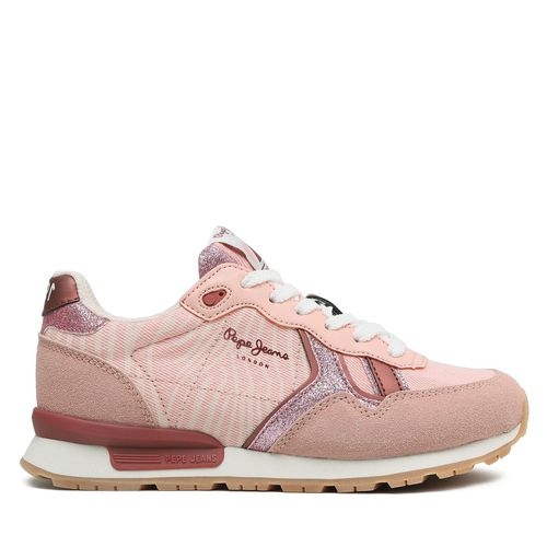 Sneakers Pepe Jeans Brit Animal G PGS30574 Mauve Pink 319 - Chaussures.fr - Modalova