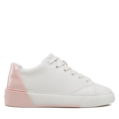Sneakers Calvin Klein Heel Counter Cupsole Lace Up HW0HW01378 White/Sepia Rose 0LF - Chaussures.fr - Modalova