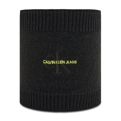 Écharpe tube Calvin Klein Jeans Knitted Reflective Snood K50K507192 Black BDS - Chaussures.fr - Modalova